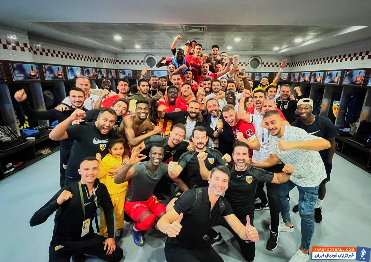 پیروزی کایسری اسپور برابر آنتالیا اسپور در شب غیبت سیدمجید حسینی و علی کریمی