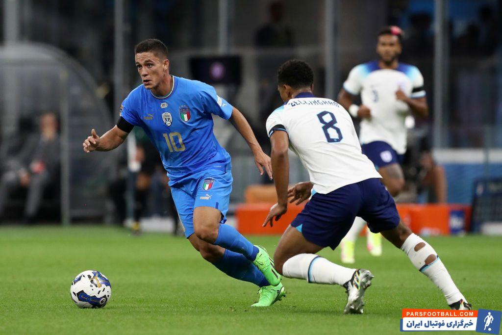 سقوط تیم ملی انگلیس به سطح دوم لیگ ملت های اروپا با شکست برابر ایتالیا