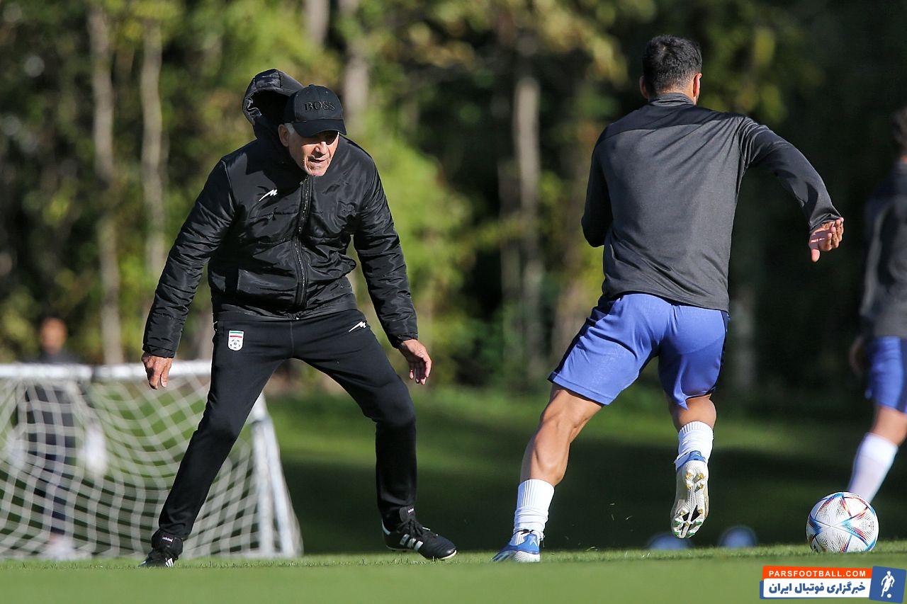 جدیت کارلوس کی روش در دومین جلسه تمرینی تیم ملی در اتریش
