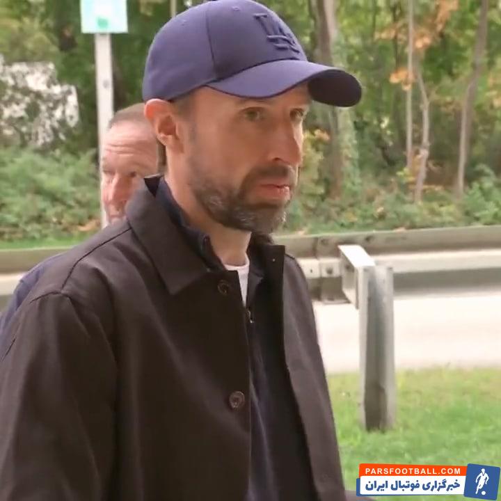 گرت ساوت گیت سرمربی انگلیس، تماشاگر ویژه بازی تیم ملی ایران و سنگال