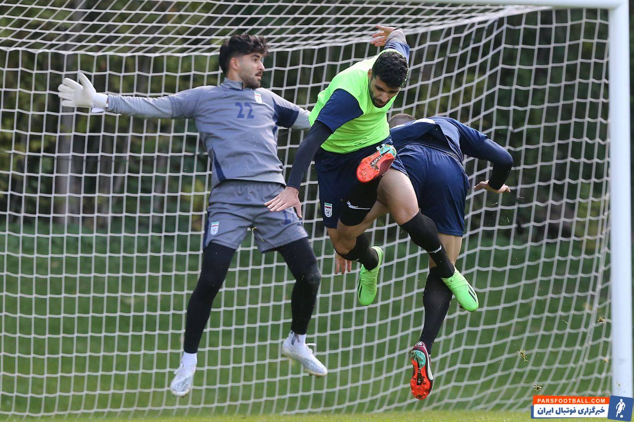 نبرد هوایی جالب مهدی طارمی و مجید حسینی در تمرینات تیم ملی