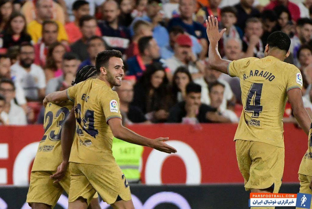 پیروزی بی دردسر بارسلونا در خانه سویا با درخشش روبرت اواندوفسکی