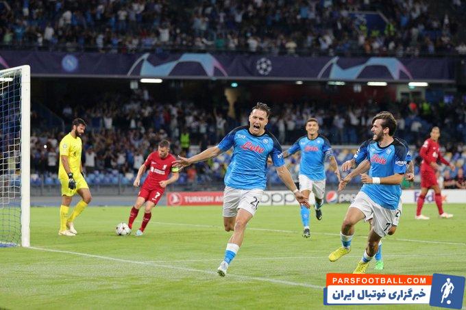 شکست سنگین لیورپول در خانه ناپولی با 4 گل