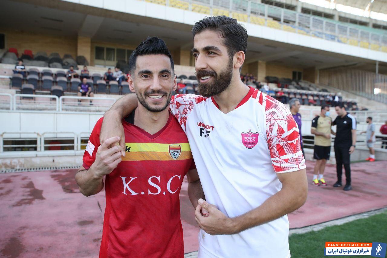 خوش و بش جالب بازیکنان پرسپولیس با مهدی شیری