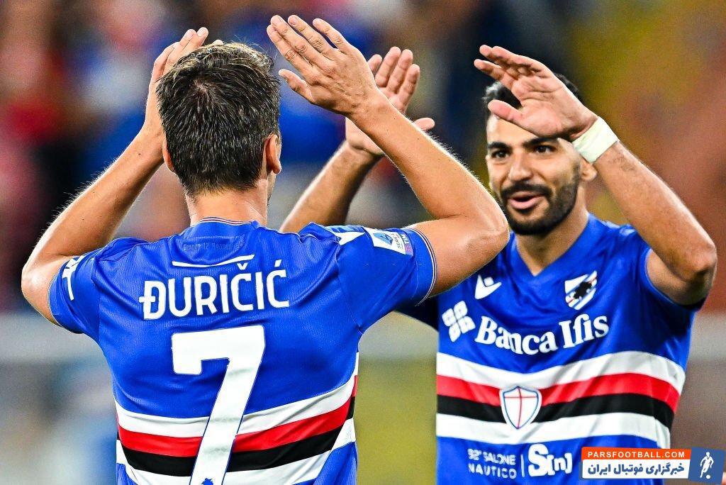 پیروزی دشوار میلان در خانه سمپدوریا در شب اخراج رافائل لیائو