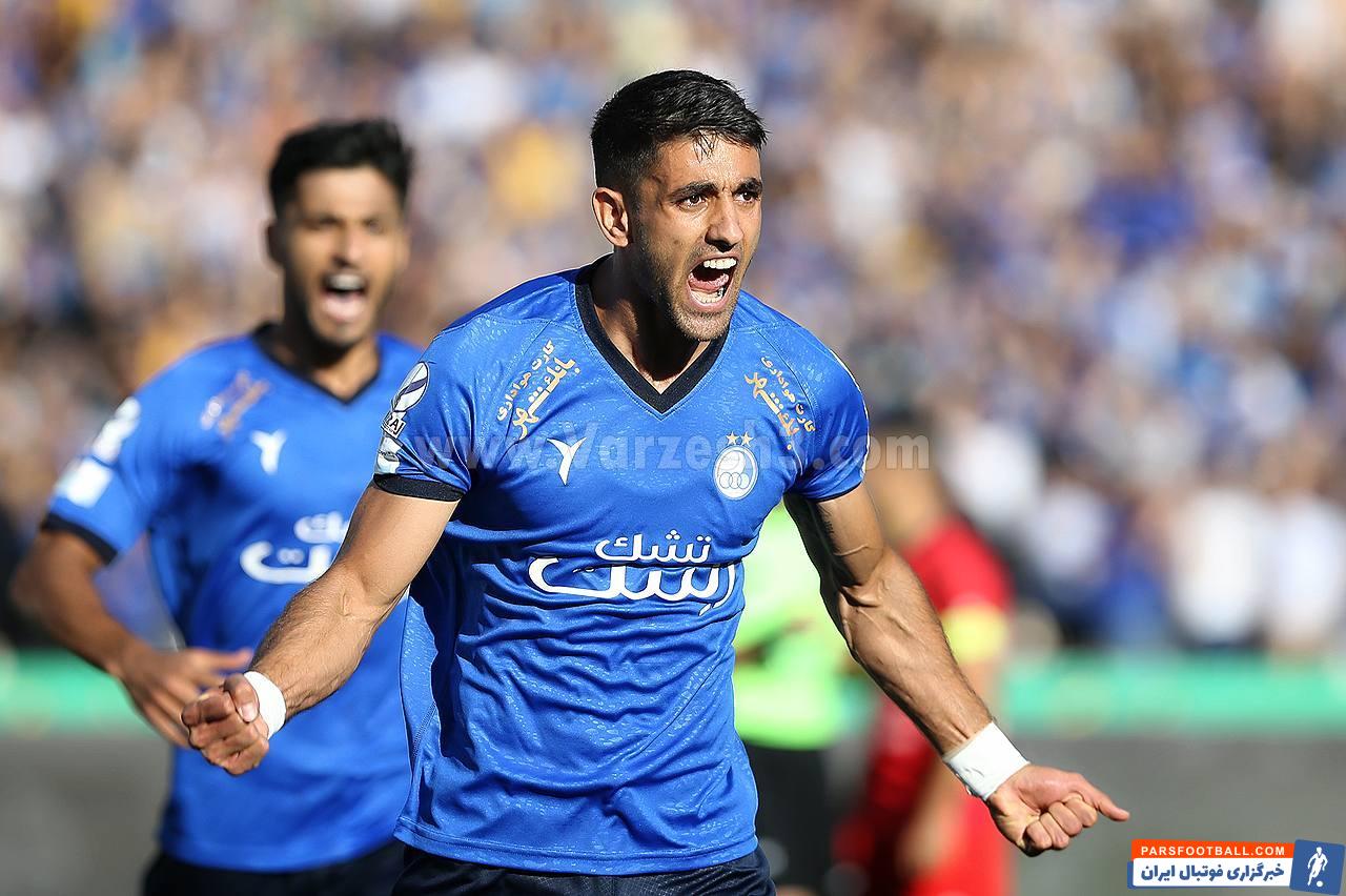 گلزنی پیمان بابایی در نیمه نخست برای استقلال در دیدار با نساجی