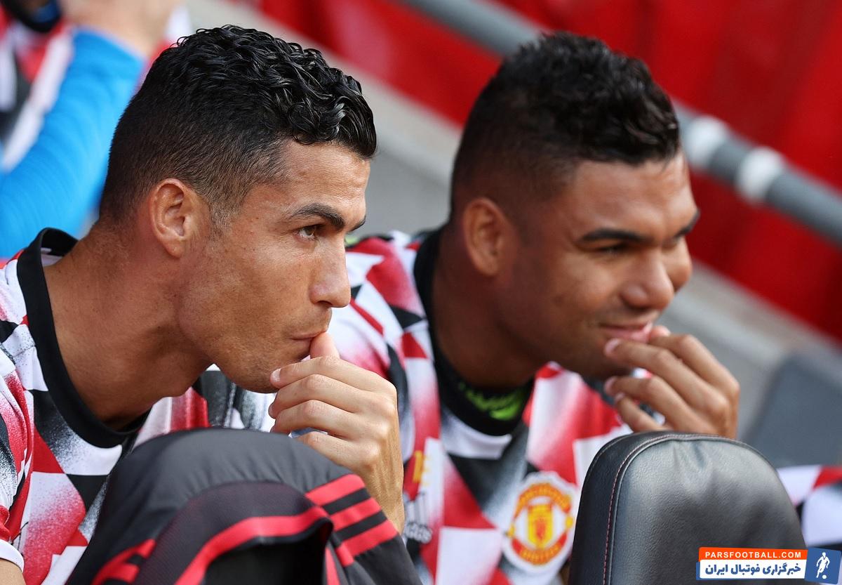 نیمکت نشینی مجدد کارلوس کاسمیرو در منچستریونایتد در دیدار با آرسنال