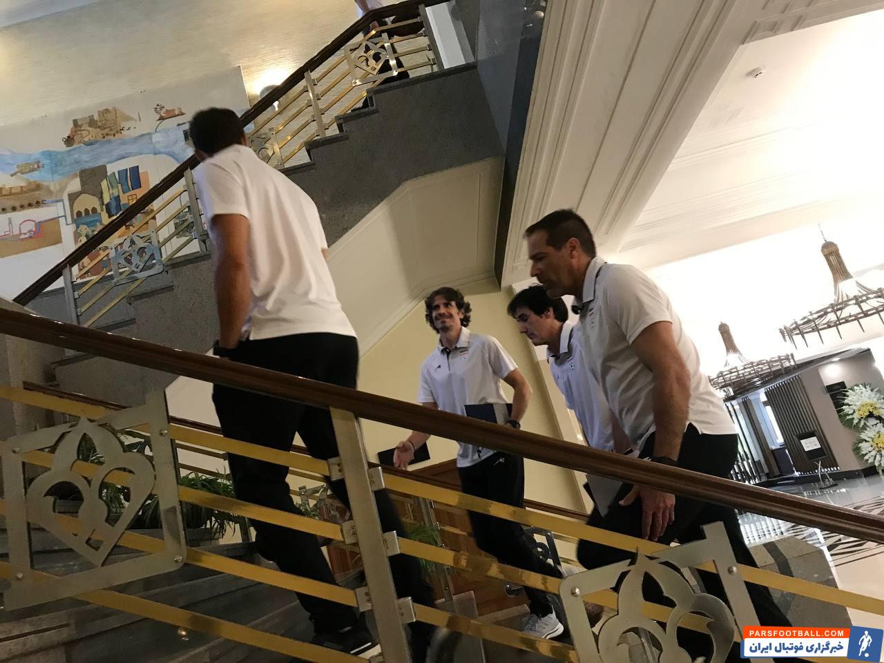 حضور دستیاران خارجی کارلوس کی روش در هتل المپیک