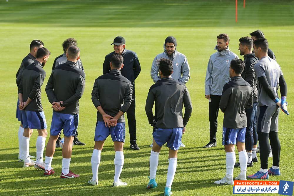 ارتباط گرم مرتضی پورعلی گنجی و سعید عزت اللهی در اردوی تیم ملی
