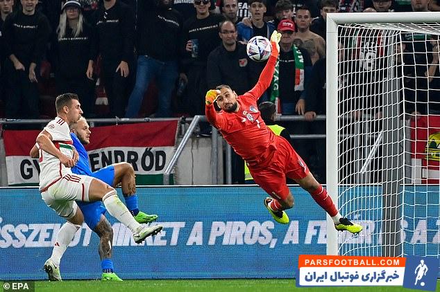 صعود ایتالیا به نیمه نهایی لیگ ملت های اروپا با درخشش جان لوئیجی دوناروما