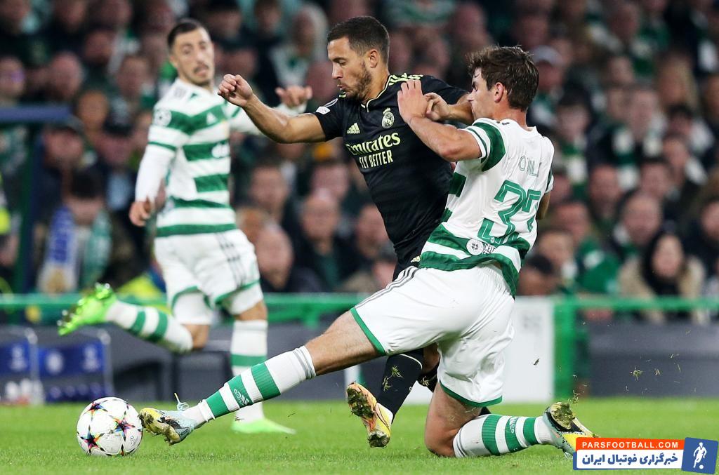 پیروزی پرگل رئال مادرید برابر سلتیک با درخشش ادن هازارد