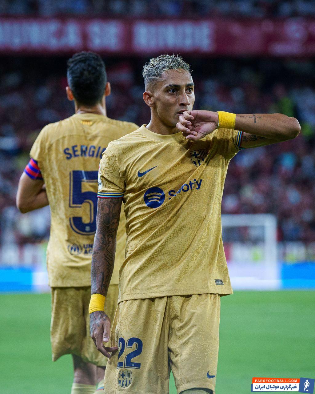 پیروزی بی دردسر بارسلونا در خانه سویا با درخشش روبرت اواندوفسکی