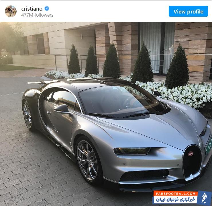 حمل و نقل اجباری اتومبیل های لوکس کریستیانو رونالدو