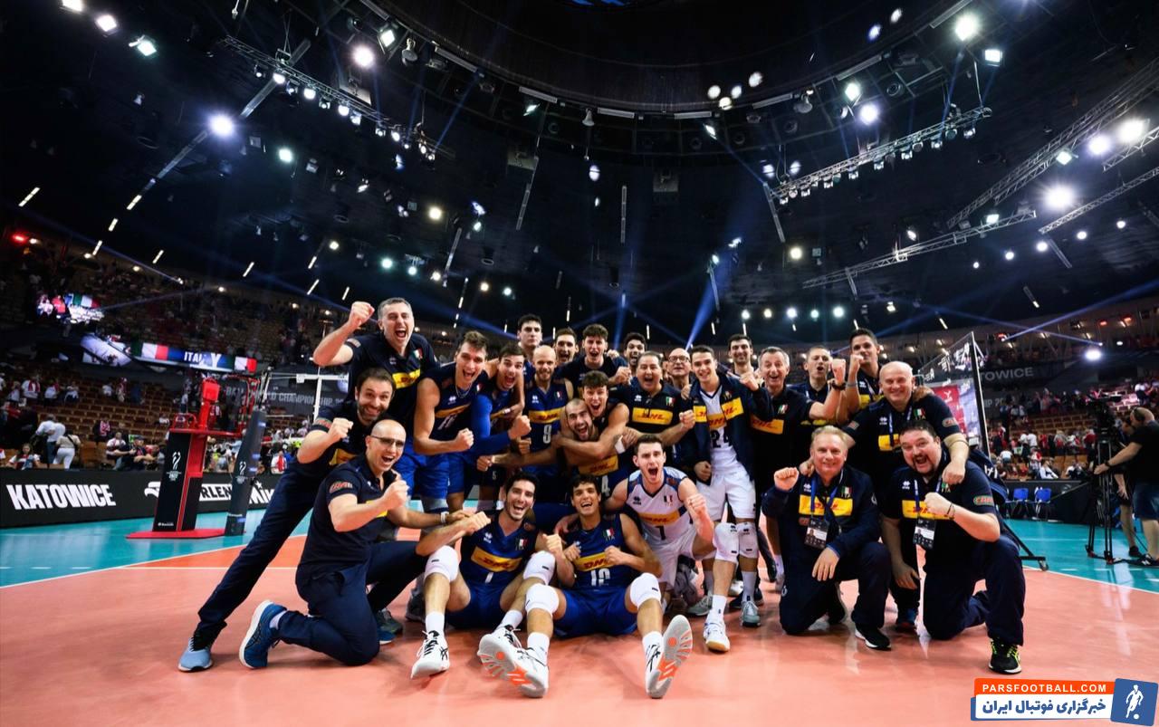 راهیابی ایتالیا به فینال والیبال قهرمانی جهان پس از 24 سال