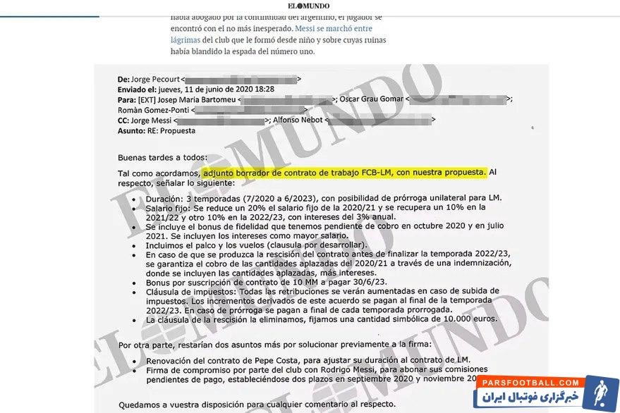 لیونل مسی در بارسا