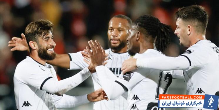 شارلروا در حضور ستاره ایرانی خود به پیروزی رسید