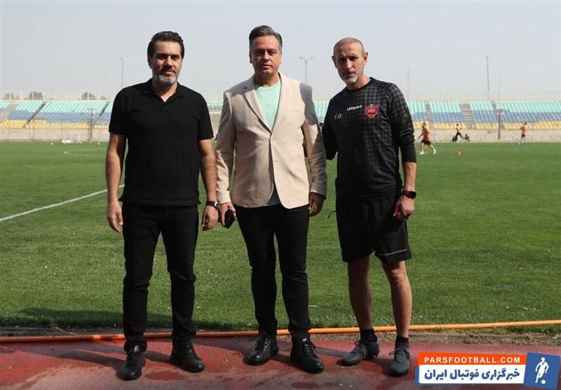 تمرین پرسپولیس در حضور یک میهمان خاص رضا شاهرودی