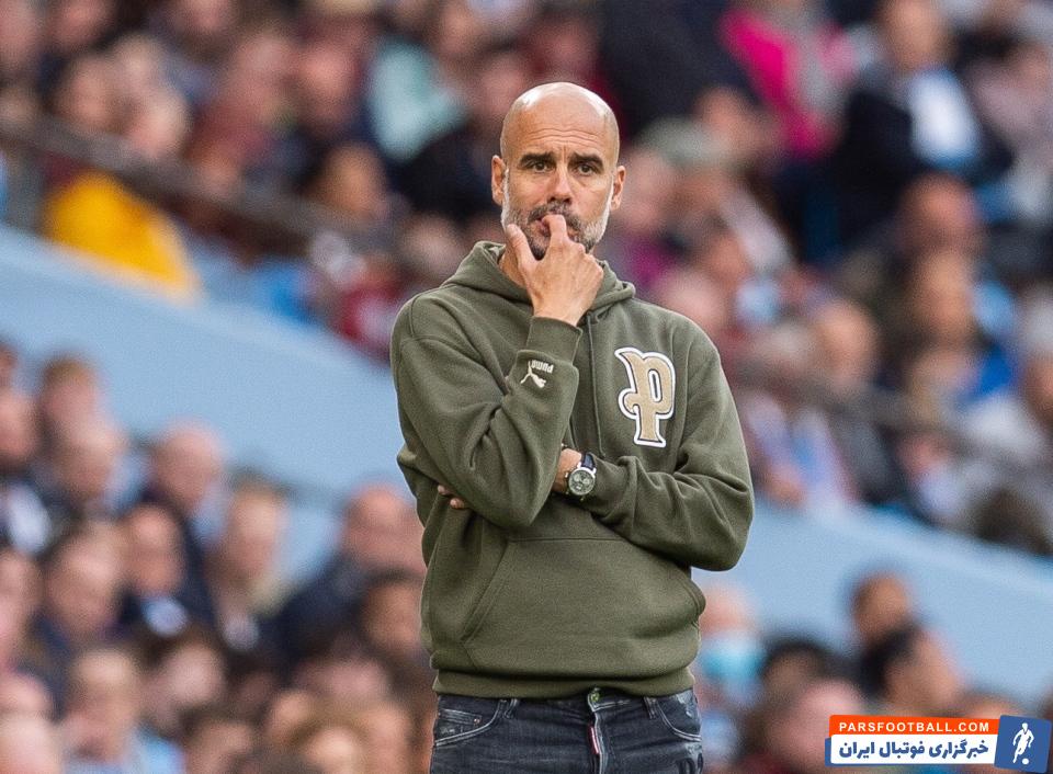 چهره جالب پپ گواردیولا در دیدار منچسترسیتی و برایتون