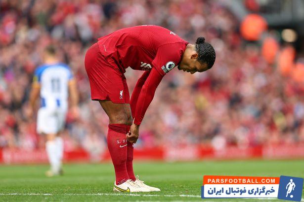 شکست ویرژیل فن دایک با لیورپول در ورزشگاه آنفیلد پس از 70 بازی