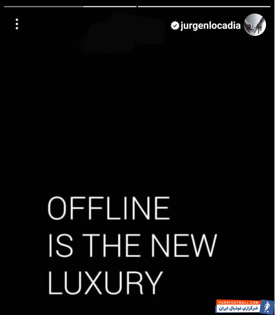 یورگن لوکادیا مهاجم هلندی پرسپولیس به محدودیت های اینترنتی در ایران واکنش نشان داد