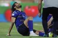 عارف غلامی مدافع تیم فوتبال استقلال دوباره در تمرینات آبی‌پوشان حاضر شد