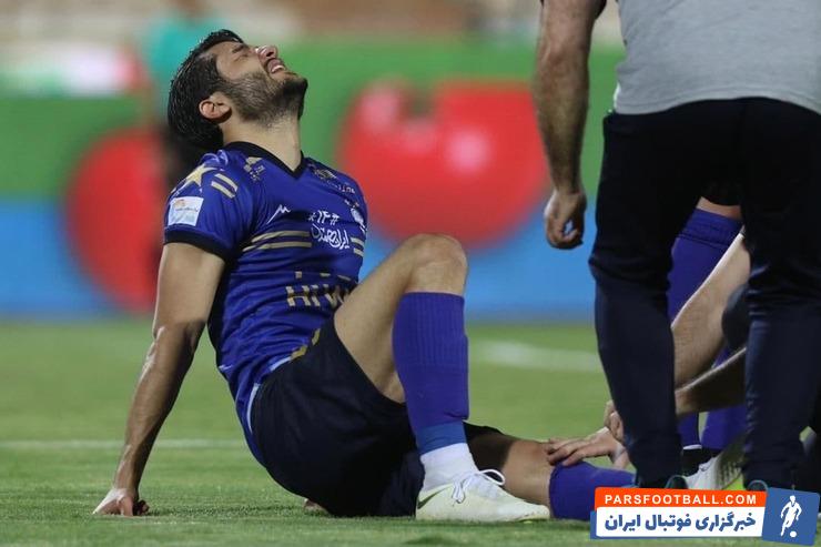 عارف غلامی مدافع تیم فوتبال استقلال دوباره در تمرینات آبی‌پوشان حاضر شد