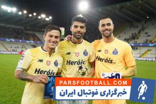 مهدی طارمی بهترین بازیکن دیدار پورتو و بروژ
