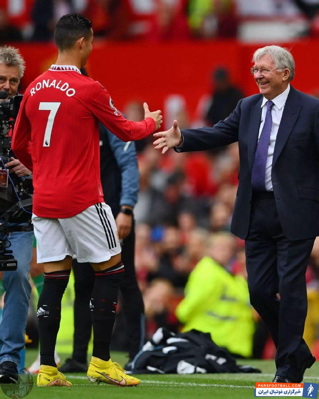 تقدیر سرالکس فرگوسن از کریستیانو رونالدو