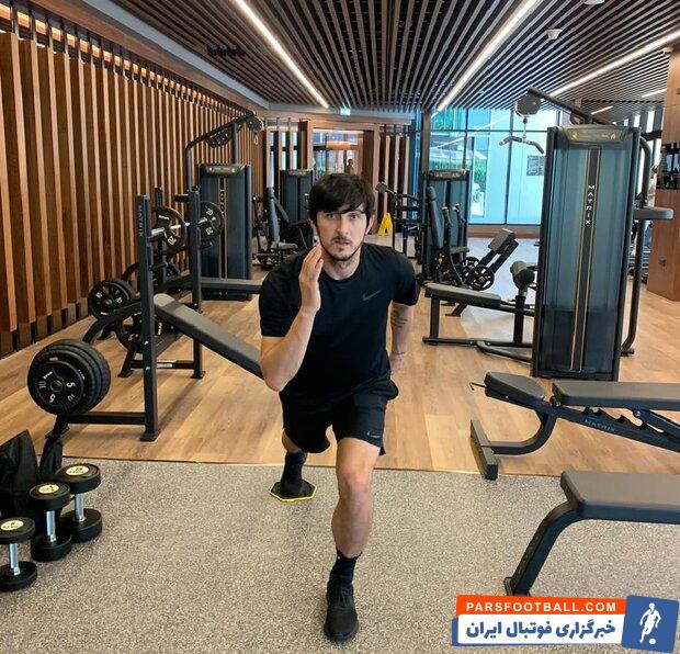 عکس های جدید از سردار آزمون در حین تمرینات پس از مصدومیت