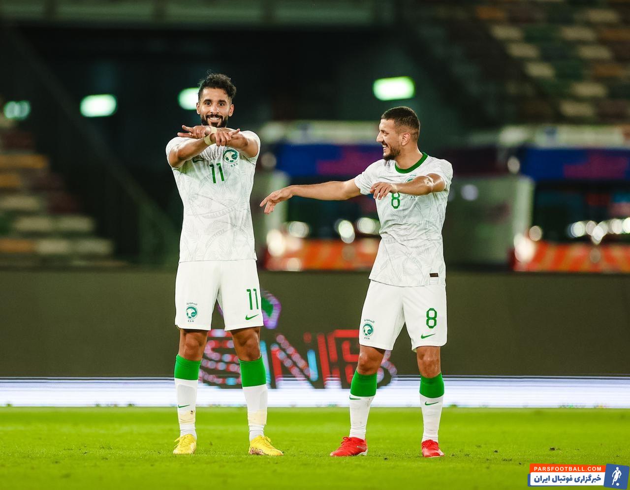 پیروزی تیم ملی عربستان برابر مقدونیه شمالی در دیداری دوستانه با یک گل