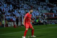 اخراج عمر خریبین در دیدار شباب الاهلی و العین پس از خطای خشن