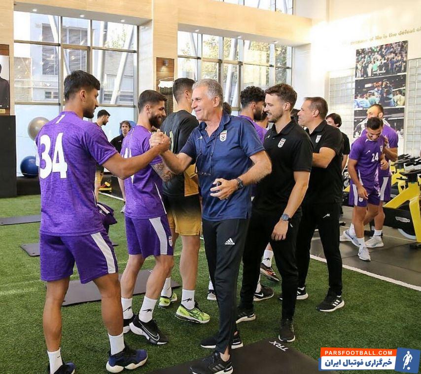 اولین تمرین ملی پوشان در فرصت ۳ روزه ؛ کارلوس کی روش شاگردانش را تحویل گرفت