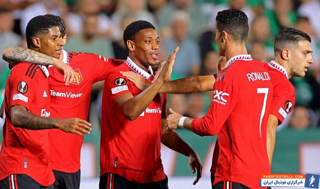 اومانیا 2 - 3 منچستریونایتد ؛ شیاطین سرخ گل کریم انصاری فرد را بی اثر کردند