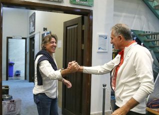 ساپینتو میهمان ویژه کارلوس کی روش و تمرین تیم ملی ایران