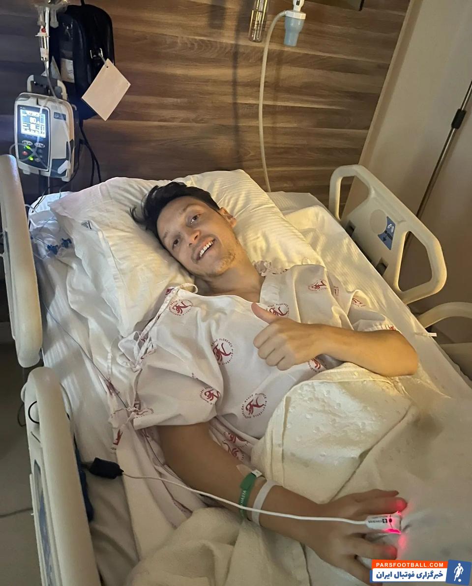 عمل جراحی موفقیت آمیز مسوت اوزیل پس از مشکل کمر درد