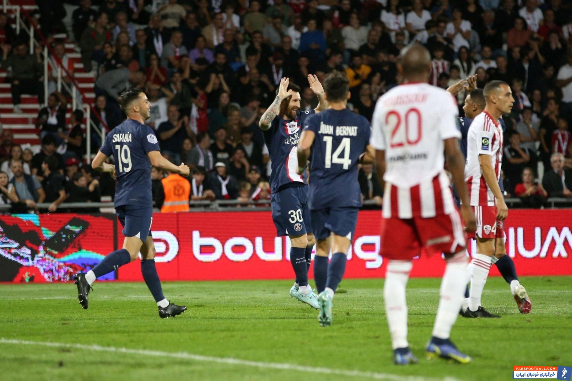 پیروزی پرگل پاری سن ژرمن برابر آژاکسیو در لوشامپیونا