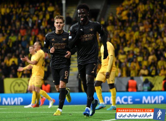 پیروزی آرسنال برابر نماینده نروژ در هفته چهارم لیگ اروپا