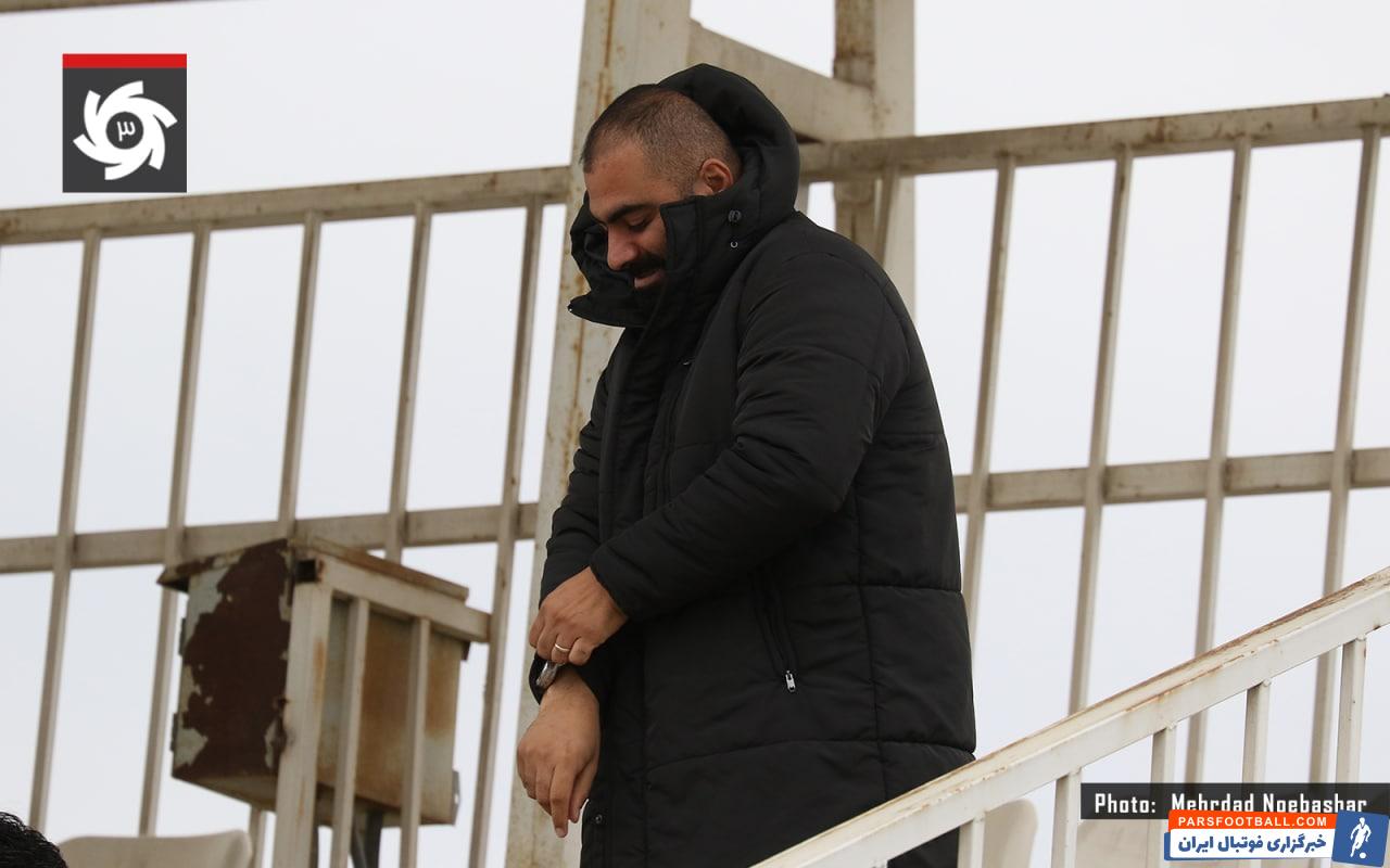 پوشش جالب مازیار زارع در دیدار تراکتور و ملوان