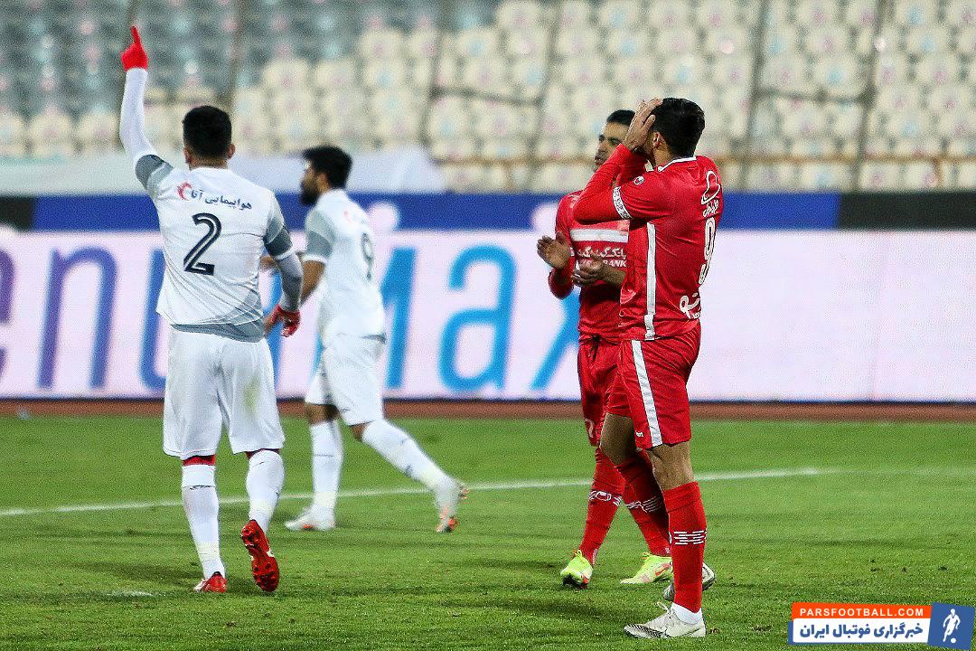 خراب کردن مجدد پنالتی پرسپولیس مقابل تراکتور توسط مهدی ترابی