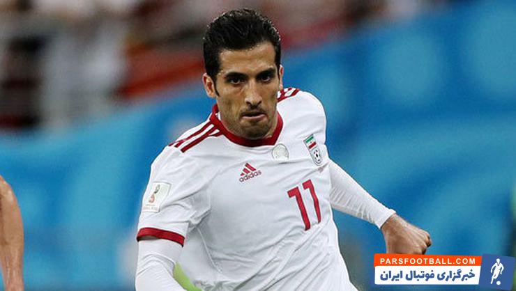 تمرینات با روحیه وحید امیری در مینی کمپ تیم ملی با وجود مصدومیت