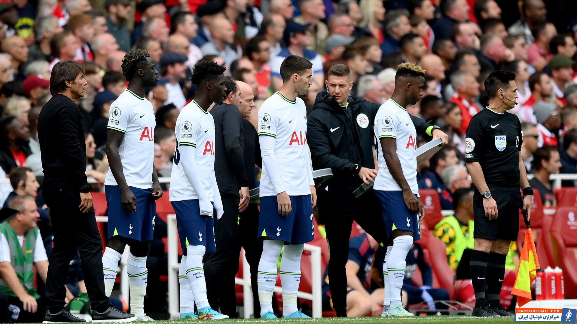 تاتنهام ؛ تعجب هواداران تاتنهام از تعویض همزمان چهار بازیکن 