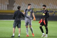 تقابل جذاب علیرضا بیرانوند و پیام نیازمند در دیدار پرسپولیس و سپاهان