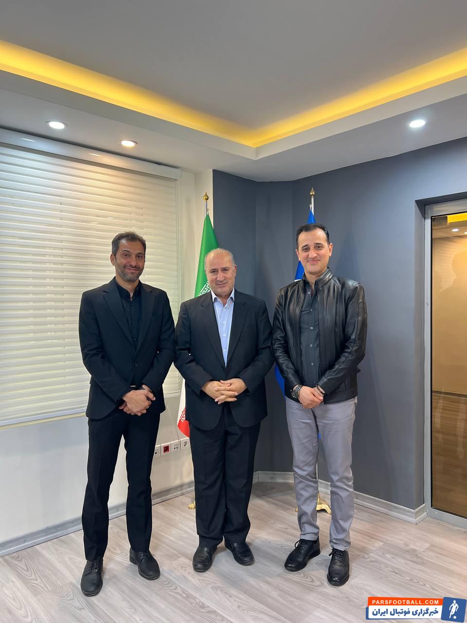 دیدار کمک داوران ایرانی جام جهانی 2022 با مهدی تاج