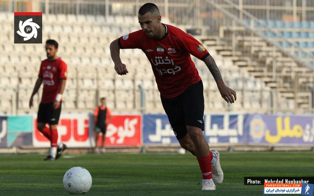 رویارویی زوج عباس زاده - آلوز در تراکتور با سپاهان