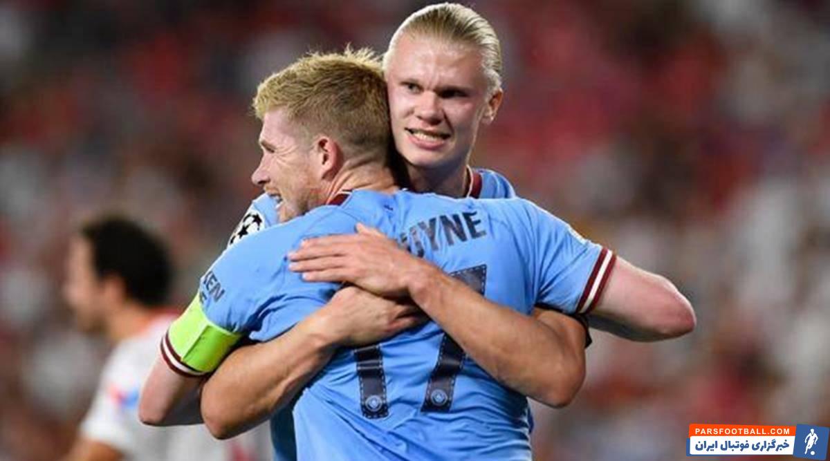 ارلینگ هالند و کوین دی بروینه