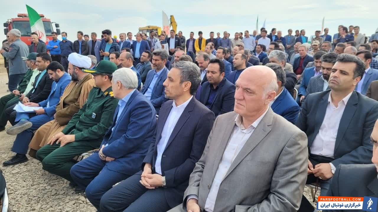 مراسم کلنگ زنی مجموعه بزرگ باشگاه مس سونگون با حضور رسول خطیبی