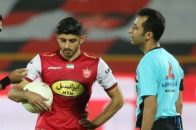 خراب کردن مجدد پنالتی پرسپولیس مقابل تراکتور توسط مهدی ترابی