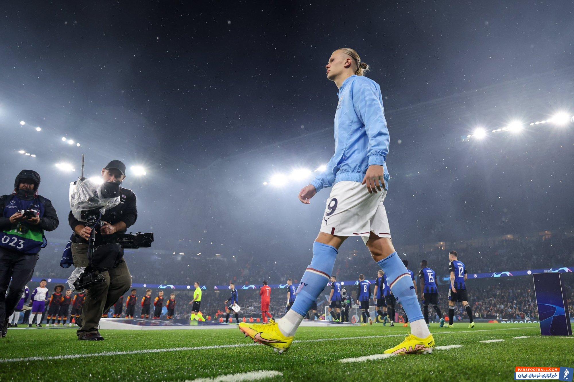 پپ گواردیولا و ارلینگ هالند