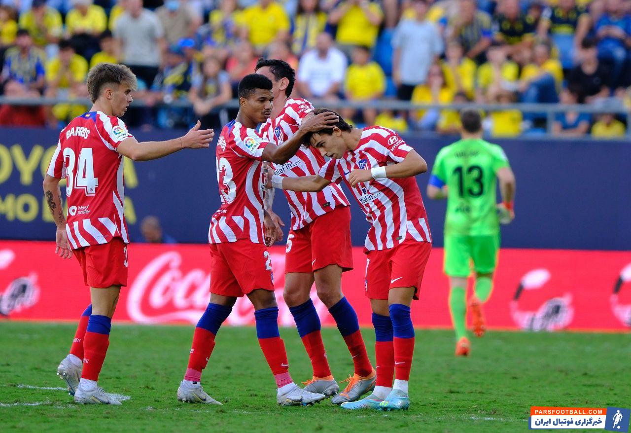 شکست دور از انتظار اتلتیکو مادرید در خانه کادیز در دیداری پرگل