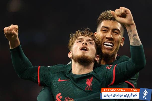 هاروی الیوت جوان ترین گلزن لیورپول در 2 دیدار متوالی لیگ قهرمانان اروپا